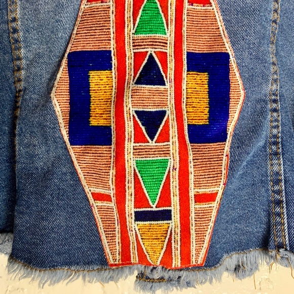 Handmade, brand new Crow designs denim jacket - Picture 4 of 5